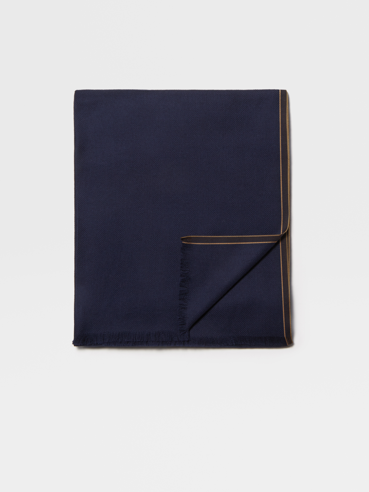 Blue 12milmil12 Wool Scarf